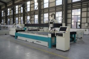 Laminated Glass Mosaic Water jet Cutting Machine with water blasting head