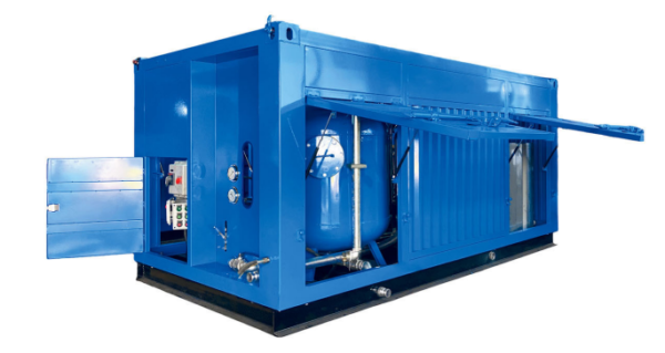 Automatic oil tank cleaning machine