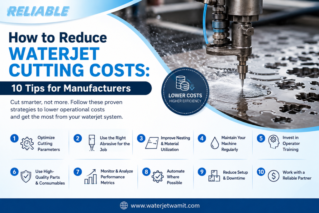 How to Reduce Waterjet Cutting Costs