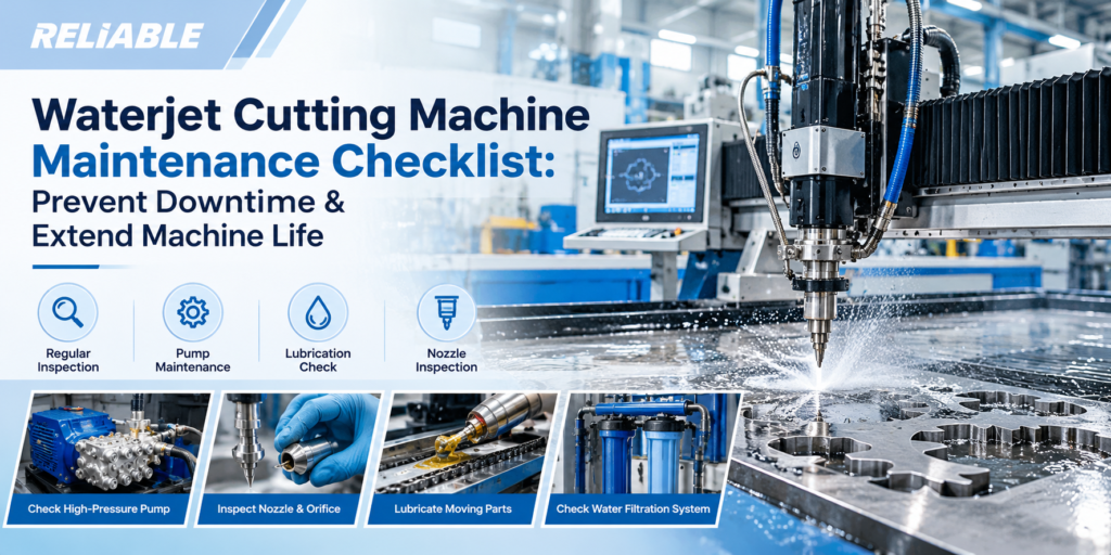 Waterjet Maintenance Checklist Infographic